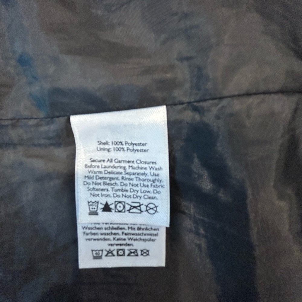Eddie Bauer Gray Girl-On-The-Go Trench Coat Large Tall - Picture 6 of 15